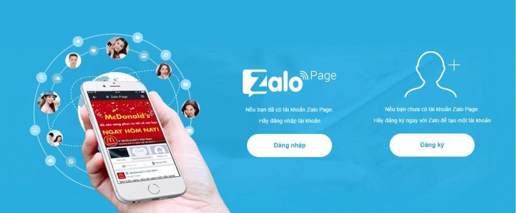 Hướng dẫn tạo quảng cáo Website trên quảng cáo Zalo